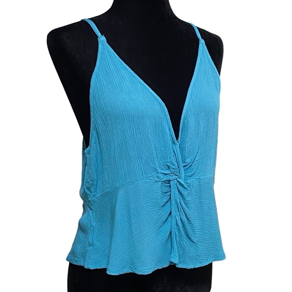 O’Neill Blue Moon Twist Front Boho Beachy Tank Top Large NWT - Picture 6 of 12